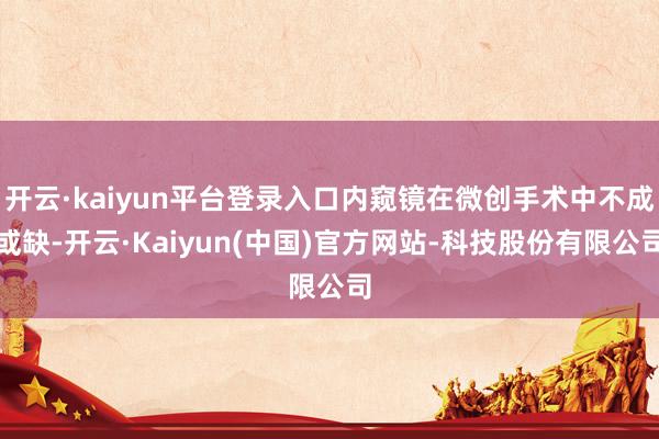 开云·kaiyun平台登录入口内窥镜在微创手术中不成或缺-开云·Kaiyun(中国)官方网站-科技股份有限公司